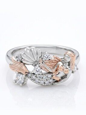 Disney The Little Mermaid Ariel ring, Charmed Aroma Size 7